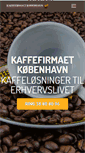 Mobile Screenshot of kaffefirmaet.dk